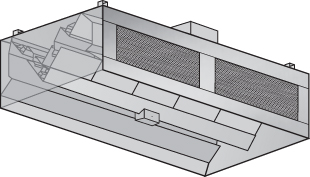 (ICDS) Island Canopy Dual Supply Air Hood