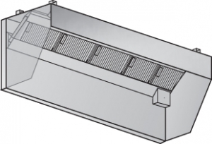 Low Proximity Passover (LPPO) Hood for Commercial Kitchen