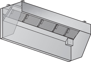 Low Proximity Passover (LPPO) Hood for Commercial Kitchen