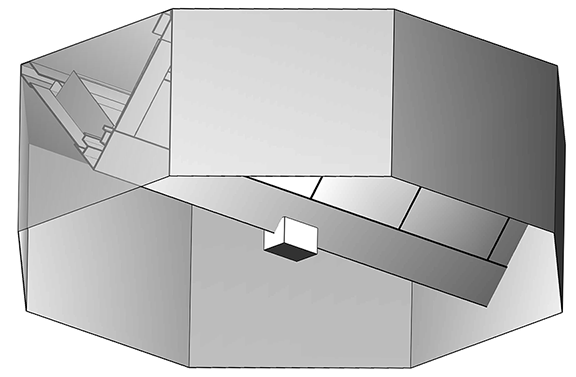 Island Canopy Octagon Design Hood for Commercial Kitchen ICOD - Island Canopy Octagon Design