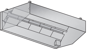 WCLC Wall Canopy Low Clearance Kitchen Hood
