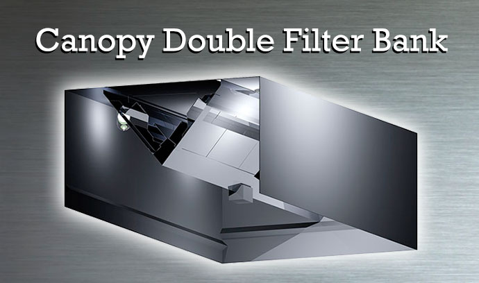 Canopy Double Filter Bank Comericial Kitchen Hood