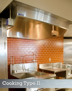 Cooking Type II Restaurant Hood