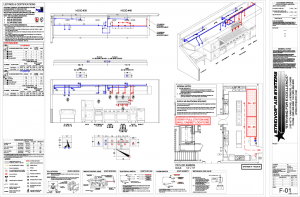 Commerial Kitchen Fire Suppression System Blueprint