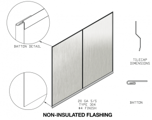 non-insulated Wall Flashing