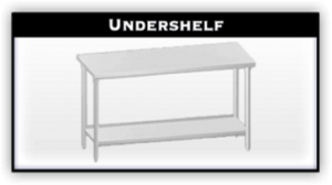 Stainless Steel Table with Undershelf