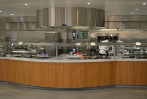 Custom Round Restaurant Hood by Streivor for Google