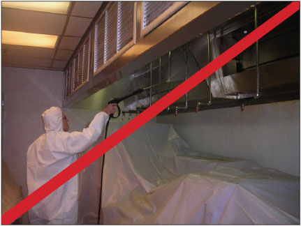 Self-Cleaning Commercial Kitchen Hood