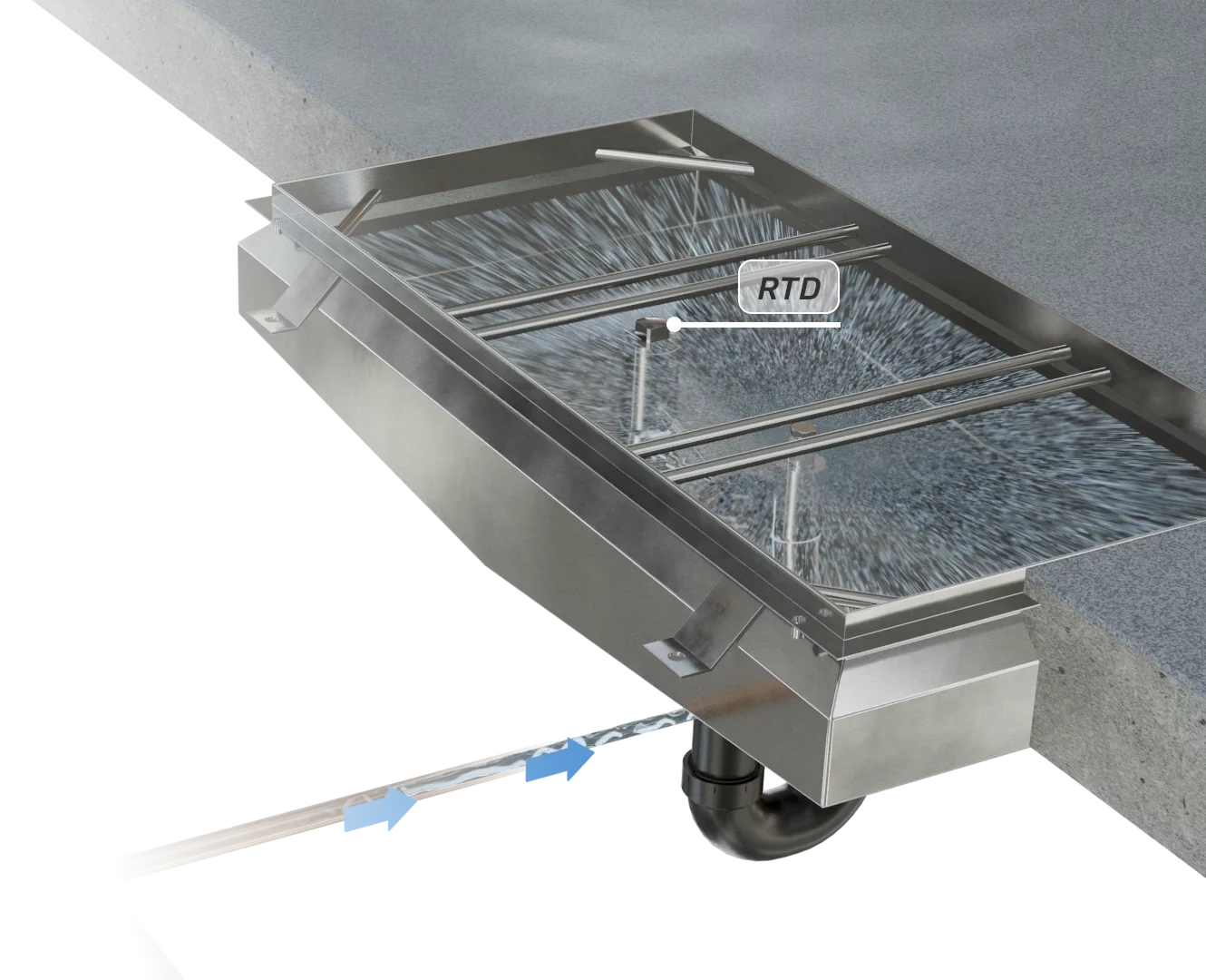 self-tempering-floor-trough